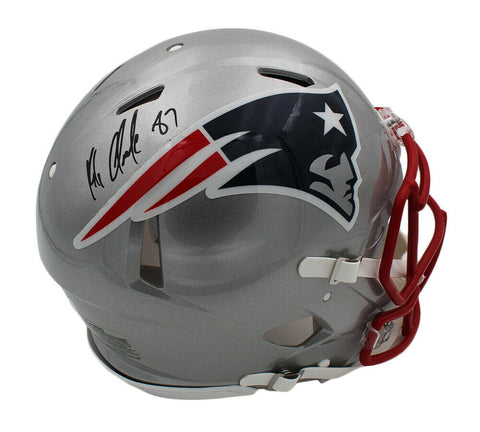 Rob Gronkowski Signed New England Patriots Speed Authentic NFL Helmet