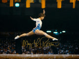 Mary Lou Retton Autographed Team USA 16x20 In Air Photo- JSA Witnessed Auth
