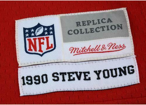 Frmd Steve Young SF 49ers Signed Red Replica M&N Jersey & 'HOF