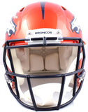 Terrell Davis Signed Broncos F/S Flash Speed Auth Helmet w/ 2 ins-Beckett W Holo