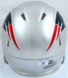 Ty Law Autographed New England Patriots Speed Mini Helmet-Beckett W Hologram