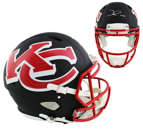 Frank Clark Signed Kansas City Chiefs Speed Authentic AMP NFL Helmet