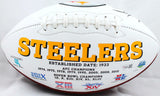 Najee Harris Autographed Pittsburgh Steelers Logo Football-Fanatics *Black