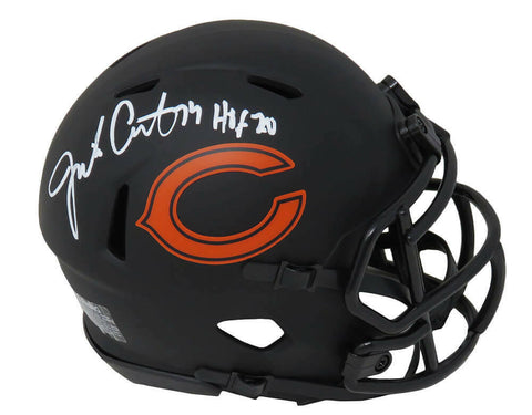 Jim Covert Signed Chicago Bears Eclipse Matte Speed Mini Helmet w/HOF'20- SS COA