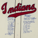 Bob Feller Cleveland Indians Signed Mitchell & Ness Jersey w/MultipleInsJSA