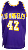James Worthy Signed Los Angeles Lakers Jersey (JSA COA) 3xNBA Champion