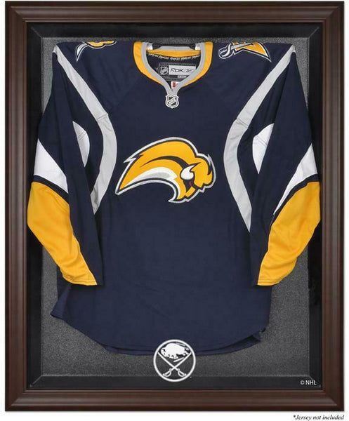 Buffalo Sabres Brown Framed Logo Jersey Display Case - Fanatics Authentic