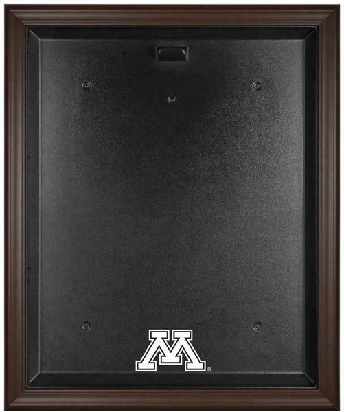 Minnesota Golden Gophers Brown Framed Logo Jersey Display Case - Fanatics