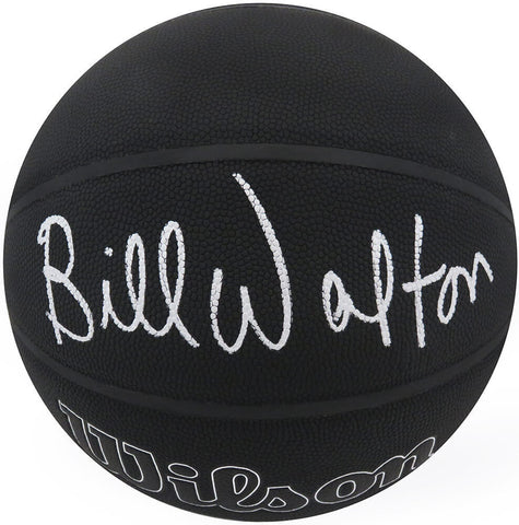 Bill Walton Signed Wilson I/O Black 75th Anniversary NBA Basketball - (SS COA)