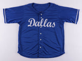 Delino DeShields Jr. Signed Texas Rangers Dallas / Throwback Jersey (JSA COA)