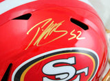 Patrick Willis Signed F/S San Francisco 49ers Flash Speed Helmet-Beckett W Holo