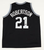 Alvin Robertson Signed San Antonio Spurs Jersey Inscribed 86 & DPOY OKAuthentics