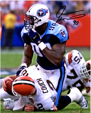Jevon Kearse Tennessee Titans Signed 8x10 Over Couch Photo