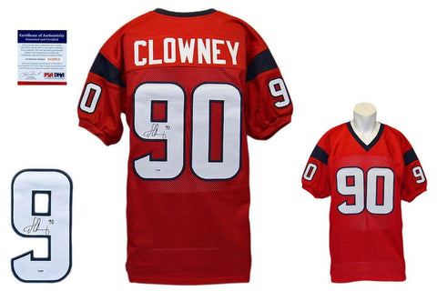 Jadeveon Clowney AUTOGRAPHED Jersey - Red - Houston Texans SIGNED - PSA/DNA