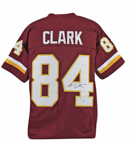 Gary Clark Autographed Maroon Pro Style Jersey- BAS Auth