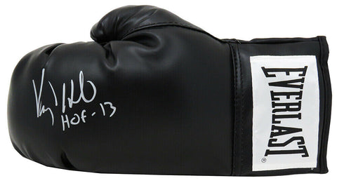 Virgil Hill Signed Everlast Black Boxing Glove w/HOF'13 - SCHWARTZ COA