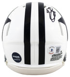 Cowboys Emmitt Smith Authentic Signed 1960-63 TB Speed Mini Helmet BAS Witnessed