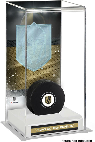 Vegas Golden Knights Deluxe Tall Hockey Puck Case Fanatics Authentic Certified