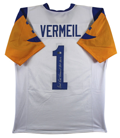 Dick Vermeil "HOF 2022" Authentic Signed Whtie Pro Style Jersey BAS Witnessed