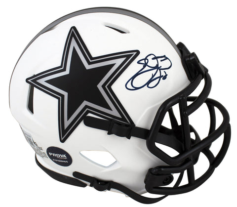 Cowboys Emmitt Smith Authentic Signed Lunar Speed Mini Helmet BAS Witnessed
