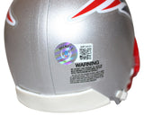 Ty Law Autographed New England Patriots VSR4 Mini Helmet Beckett 35576
