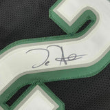FRAMED Autographed/Signed JALEN HURTS 33x42 Philadelphia Black Jersey JSA COA