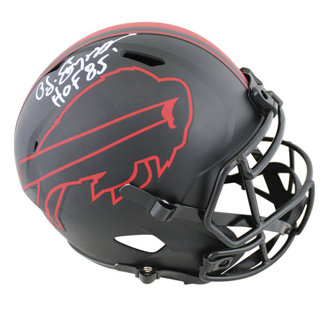 Bills O.J. Simpson HOF 85 Signed Eclipse Full Size Speed Rep Helmet JSA Witness