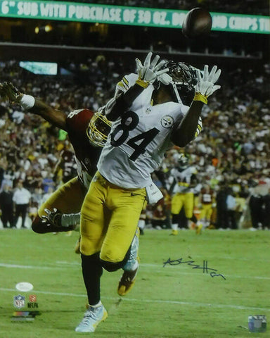 Antonio Brown Autographed/Signed Pittsburgh Steelers 16x20 Photo JSA 17299