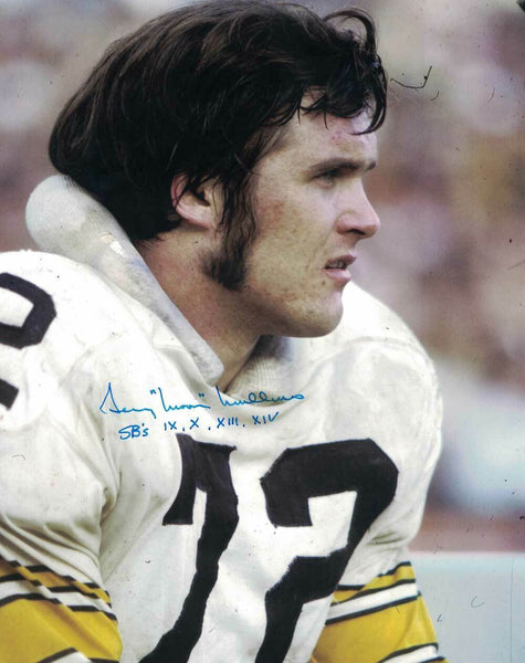 Gerry Moon Mullins Autographed/Signed Pittsburgh Steelers 8x10 Photo SB 30243
