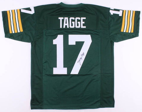 Jerry Tagge Signed Packers Jersey (JSA COA) Green Bay 1st Rd Draft pick 1972 Q.B