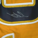 Autographed/Signed VIKTOR ARVIDSSON Nashville Yellow Hockey Jersey PSA/DNA COA