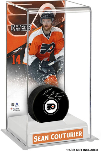 Sean Couturier Philadelphia Flyers Deluxe Tall Hockey Puck Case