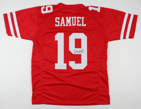 Deebo Samuel Signed 49ers Red Jersey (JSA Hologram) San Francisco All Pro W.R.