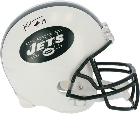 Keyshawn Johnson New York Jets Signed Throwback 1998 - 2018 Replica Helmet
