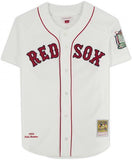 FRMD Pedro MarTeam Issuednez Red Sox Signed Mitchell & Ness Jersey w/CY Ins