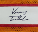 Vinny Testaverde Signed Tampa Bay Buccaneers Jersey (Beckett) #1 Draft Pick 1987