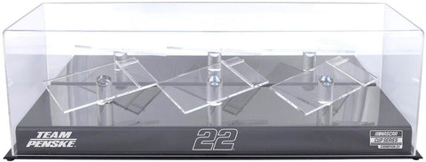 Joey Logano 2022 NASCAR Car Champion 3 Car Die Cast Display Case