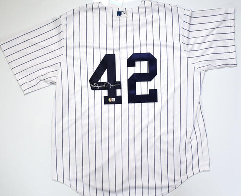 Mariano Rivera Autographed New York Yankees P/S Nike Jersey- Beckett W Hologram
