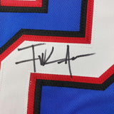 Framed Autographed/Signed Frank Gore 33x42 Buffalo Blue Football Jersey JSA COA