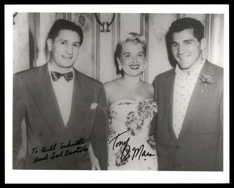 Sal Bartolo & Tony DeMarco Autographed Signed 8x10 Photo "To Bill" 186947