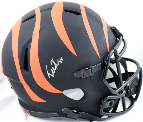 Tee Higgins Autographed Bengals F/S Eclipse Speed Helmet - Beckett W Hologram