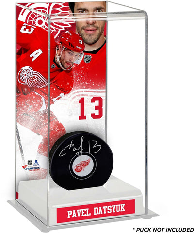 Pavel Datsyuk Detroit Red Wings Deluxe Tall Hockey Puck Case - Fanatics