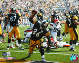 Jerome Bettis Autographed Steelers 8x10 Spike Of Ball HM Photo- Beckett W *Blk
