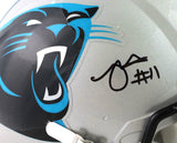 Robby Anderson Autographed Panthers F/S Speed Authentic Helmet - Beckett W Auth