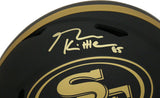 George Kittle Signed San Francisco 49ers Authentic Eclipse Speed Helmet BAS