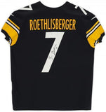 Framed Ben Roethlisberger Pittsburgh Steelers Signed Black Elite Jersey