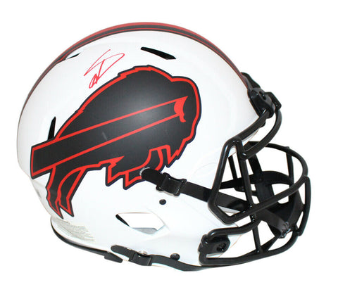 Stefon Diggs Autographed Buffalo Bills Authentic Lunar Speed Helmet BAS 34522