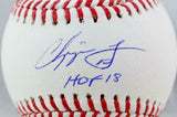 Chipper Jones Signed Rawlings OML Baseball w/ HOF - Beckett Auth