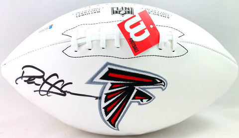 Deion Sanders Autographed Atlanta Falcons Wilson Logo Football- Beckett W