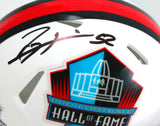 Ray Lewis Autographed NFL HOF Speed Mini Helmet-Beckett W Hologram *Black
